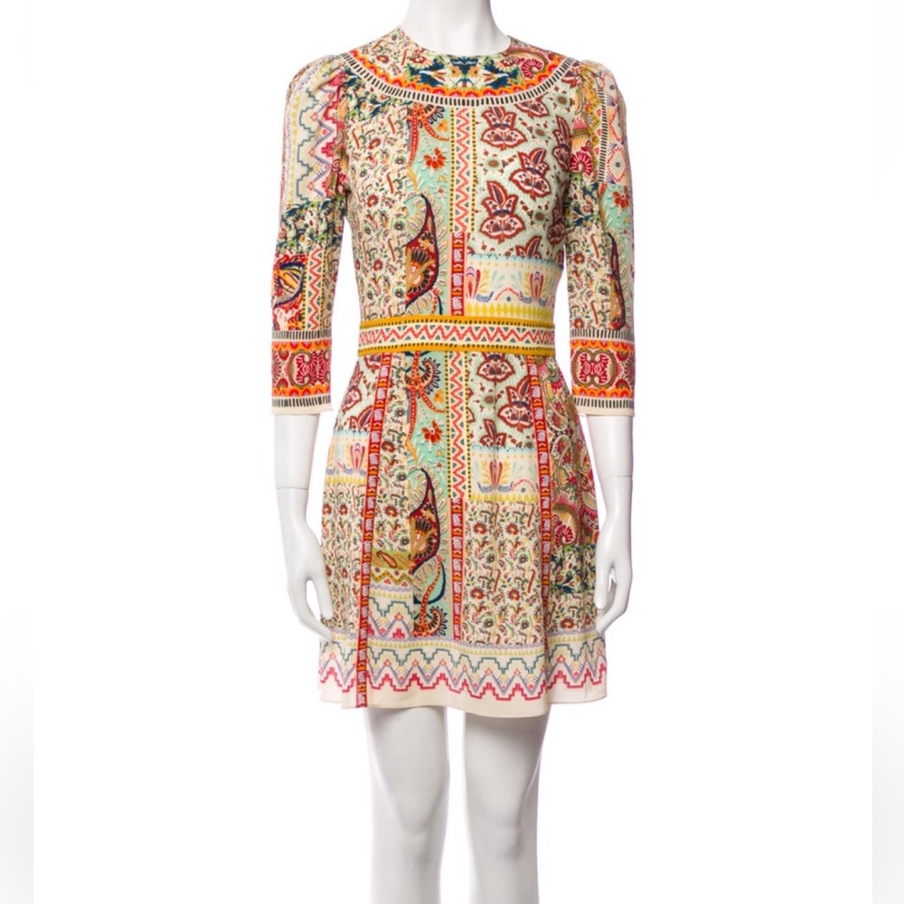 Etro paisley print mini dress